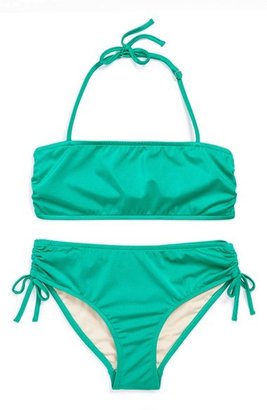 Milly Minis Ruched Two-Piece Swimsuit (Big Girls)
