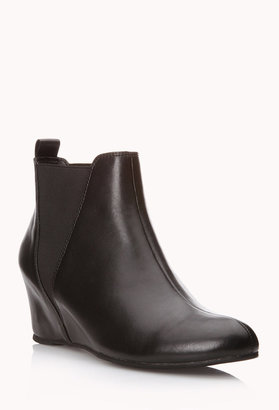 Forever 21 All-Day Chelsea Wedge Boots