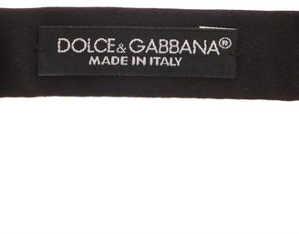 Dolce & Gabbana Silk-satin bow tie