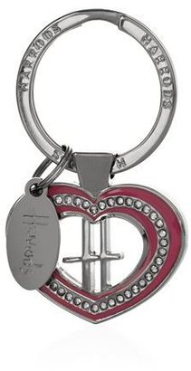 Harrods Cut Out Heart Key Ring