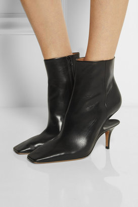 Maison Martin Margiela 7812 Maison Martin Margiela Cutout-heel leather boots