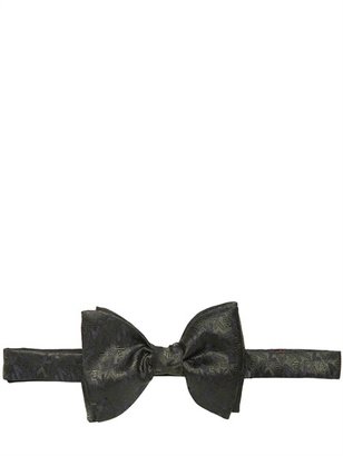 Lanvin Silk Jacquard Large Bow Tie