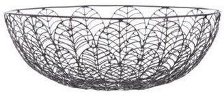 Debenhams Black petal wire bowl