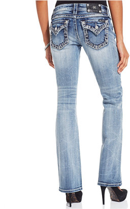 Miss Me Rhinestone Bootcut Jeans