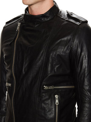 J. Lindeberg Tyrone Sleek Leather Jacket
