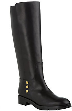 Tod's Studded Leather Knee-High Boot