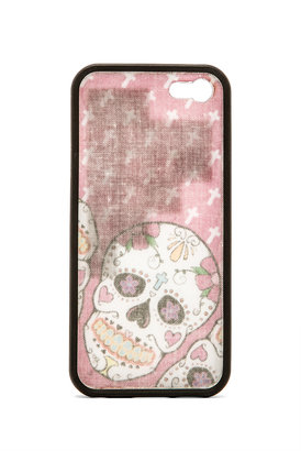 Pink Sugar Wildflower Skull Iphone 5/5S Case