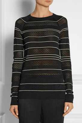 Jason Wu Pointelle-knit silk sweater