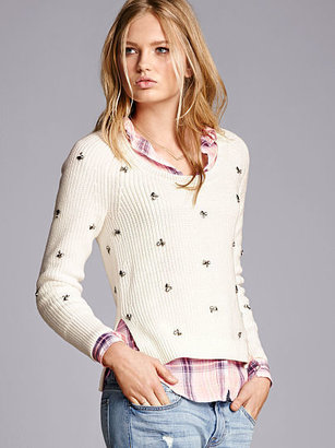 Victoria's Secret Side-slit Pullover Sweater