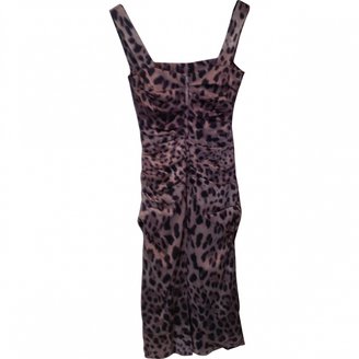 Dolce & Gabbana Leopard Dress-93% Silk 7% Spandex For Both Formal/Informal