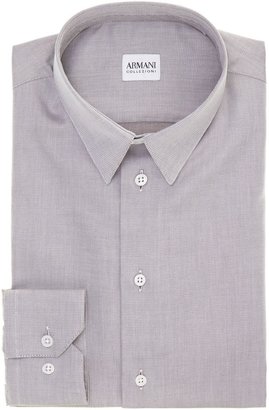 Armani Collezioni Men's Textured regular fit shirt