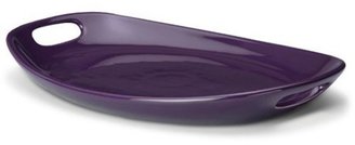 Rachael Ray 9.75x15.75-in. Oval Serveware Platter, Eggplant