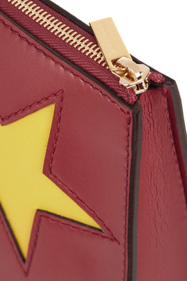 Stella McCartney Cutout faux leather clutch