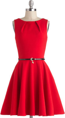 Closet Luck Be A Lady Dress in Red