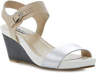 Dune Getup Leather Wedge Sandals - for Women