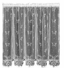 Heritage Lace Heirloom 60-Inch Wide by 45-Inch Drop Sheer Panel