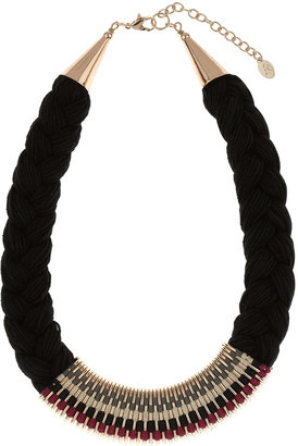 Monsoon Tribal Cotton Plaited Torq Necklace