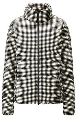 Uniqlo WOMEN Ultra Light Down Printed Jacket (Gingham check)