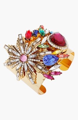 Erickson Beamon ROCKS 'Tropical Punch' Wide Cluster Cuff
