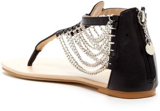 N.Y.L.A. July Chained T-Strap Sandal