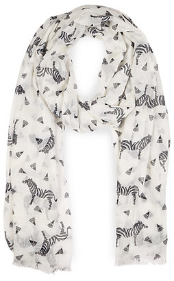 Marks and Spencer M&s Collection Tribal Zebra Print Scarf