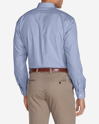 Eddie Bauer Men's Wrinkle-Free Slim-Fit Pinpoint Oxford Shirt - Solid