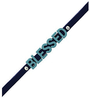 BCBGeneration BCBGenerationTM Blue/Lagoon BLESSED Affirmation Bracelet *