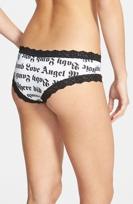 Hanky Panky L.A.M.B. X 'Old English' Cheeky Hipster Briefs