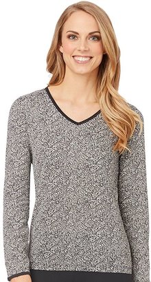 Cuddl Duds softwear with lace edge top - women's