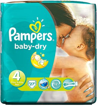 Pampers Baby Dry Carry Pack Maxi 27's