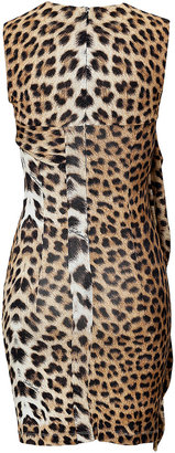 Just Cavalli Leopard Print Jersey Dress