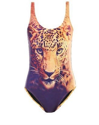 We Are Handsome Victory print swimsuit