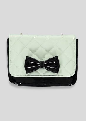 Girls Quilted Bag with Bow (One Size)