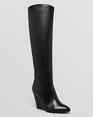 Pour La Victoire Tall Wedge Boots - Lucia