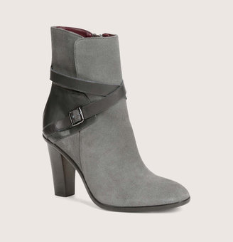 LOFT Suede Ankle Strap High Heel Boots