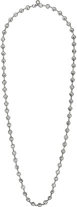 Kenneth Jay Lane Gunmetal-tone crystal necklace