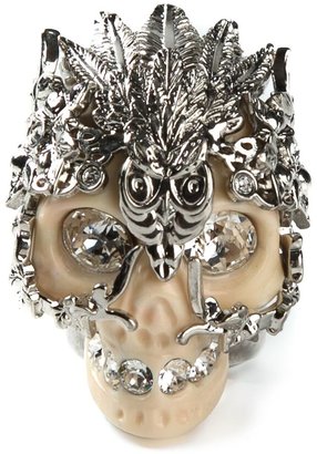 Alexander McQueen skull ring