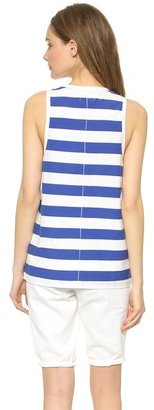 Madewell A Line Tank in Stripe