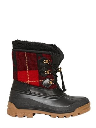 DSquared 1090 Dsquared2 - 20mm Wool Flannel Boots