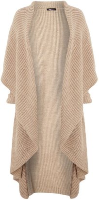 House of Fraser Crea Concept Chunky ribbed long cardigan