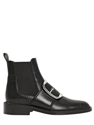 Givenchy 30mm Tina Buckle Leather Ankle Boots