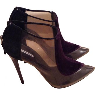 Giorgio Armani Purple Plastic Heels