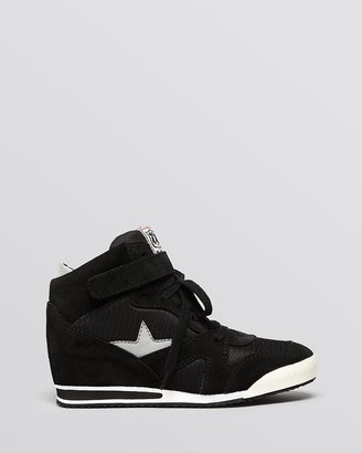 Ash Lace Up High Top Wedge Sneakers - Jazz Bis