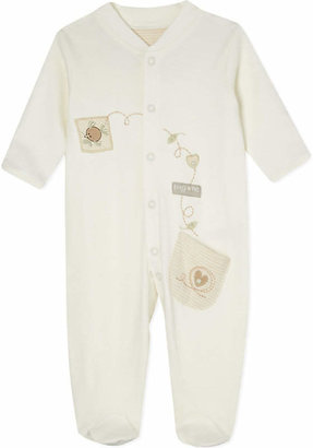 Natures Purest Elephant Cotton Baby-Grow 3-6 Months