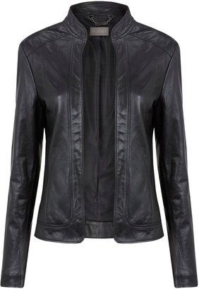 House of Fraser Planet Edge to Edge Leather Jacket