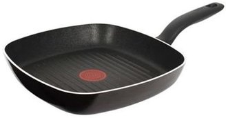 Tefal aluminium 26cm 'Superior' square grill pan