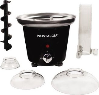 Nostalgia 24-Ounce Chocolate Fondue Fountain, 1.5-Pound Capacity, Easy To Assemble 3 Tiers, Perfect For Nacho Cheese, BBQ Sauce, Ranch, Liqueuers