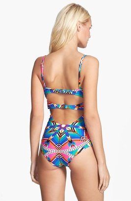 Mara Hoffman Underwire Bustier One-Piece Swimsuit