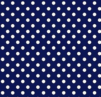 Graco SheetWorld Fitted Pack N Play Square Playard) Sheet - Primary Polka Dots Navy Woven - Made In USA - 36 inches x 36 inches ( 91.4 cm x 91.4 cm)