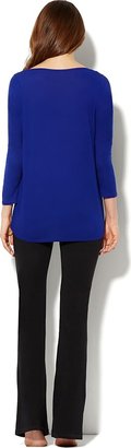 New York and Company Love, NY&C Collection - Woven-Front Top